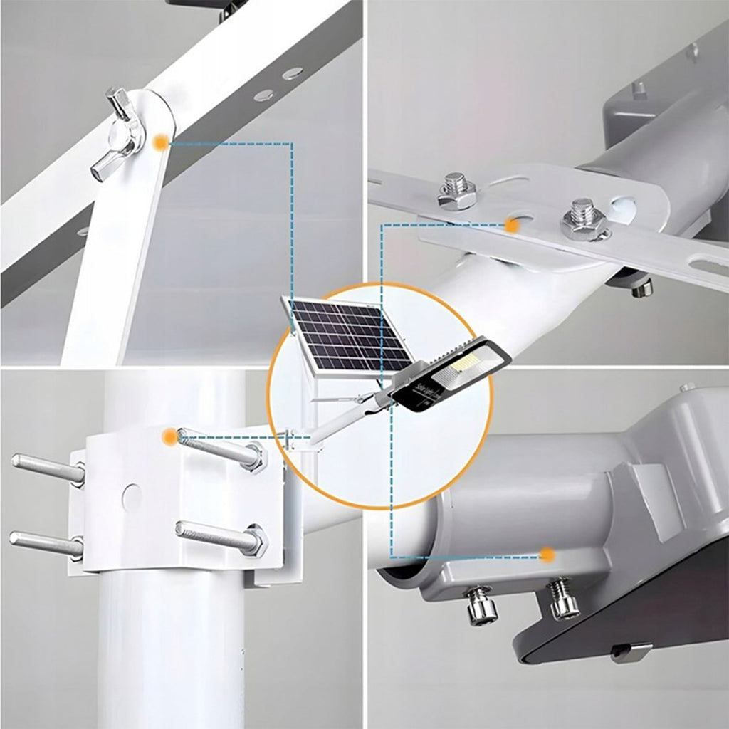 Lampă solară puternică, senzor crepuscular, telecomandă, Vögler Professional 2500W