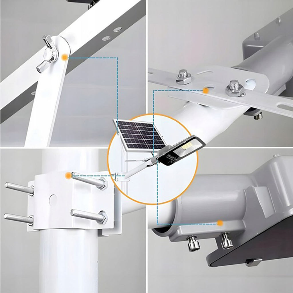 Lampă solară puternică, senzor crepuscular, telecomandă, Vögler Series M 2000W